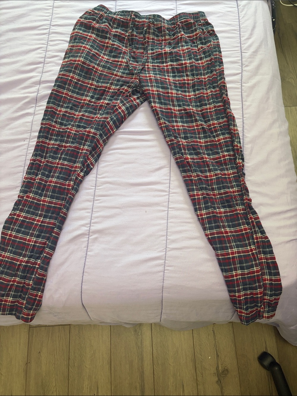 Red & Green Plaid Lounge Pants